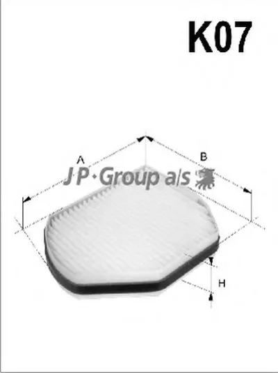 Фильтр, воздух во внутренном пространстве QH JP GROUP купить