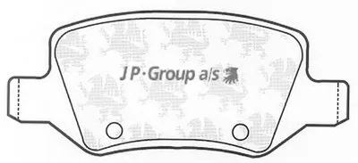Комплект тормозных колодок, дисковый тормоз QH JP GROUP купить