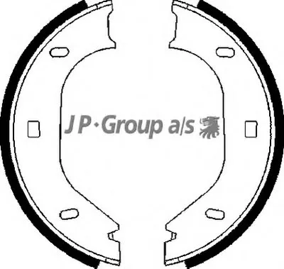 Комплект тормозных колодок QH JP GROUP купить