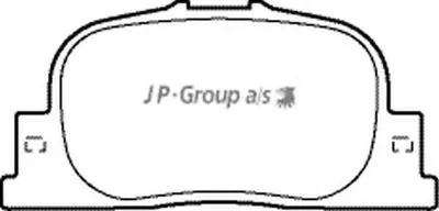 Комплект тормозных колодок, дисковый тормоз QH JP GROUP купить