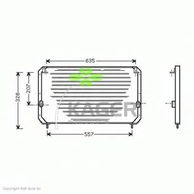 Конденсатор, кондиционер KAGER купить