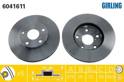Тормозной диск GIRLING купить