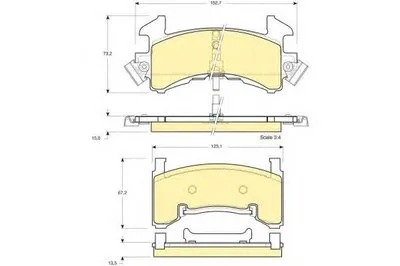 Комплект тормозных колодок, дисковый тормоз GIRLING купить