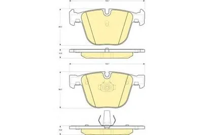 Комплект тормозных колодок, дисковый тормоз GIRLING купить