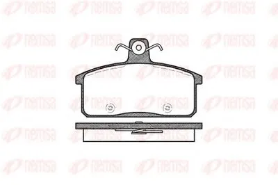 Комплект тормозных колодок, дисковый тормоз KAWE купить
