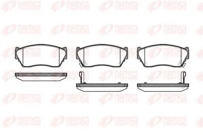 Комплект тормозных колодок, дисковый тормоз KAWE купить