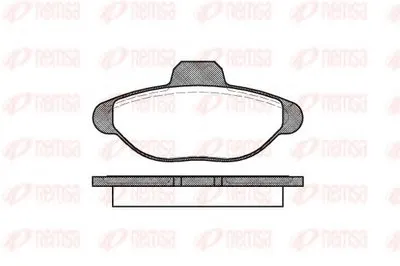 Комплект тормозных колодок, дисковый тормоз KAWE купить