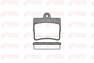 Комплект тормозных колодок, дисковый тормоз KAWE купить