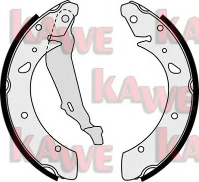 Комплект тормозных колодок KAWE купить