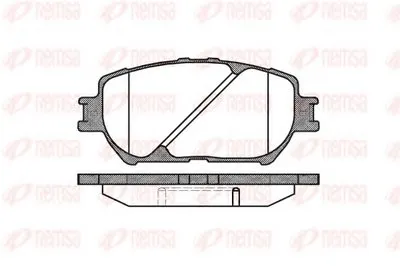 Комплект тормозных колодок, дисковый тормоз KAWE купить