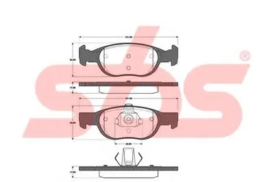 Комплект тормозных колодок, дисковый тормоз sbs купить