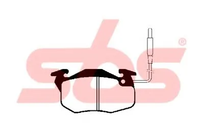 Комплект тормозных колодок, дисковый тормоз sbs купить