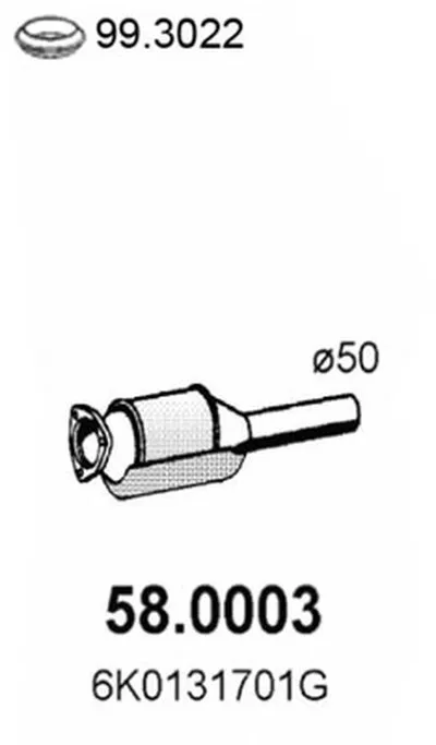 Катализатор для переоборудования ASSO купить