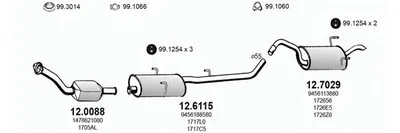 Система выпуска ОГ ASSO купить