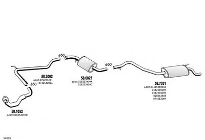 Система выпуска ОГ ASSO купить