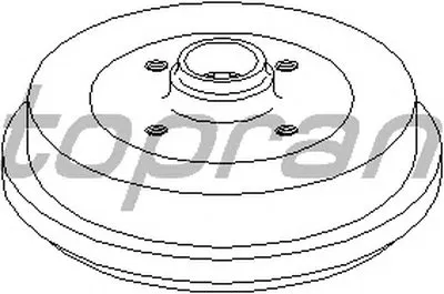 Тормозной барабан TOPRAN купить