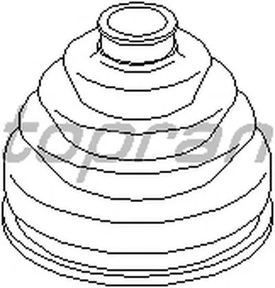 Пыльник, приводной вал TOPRAN купить