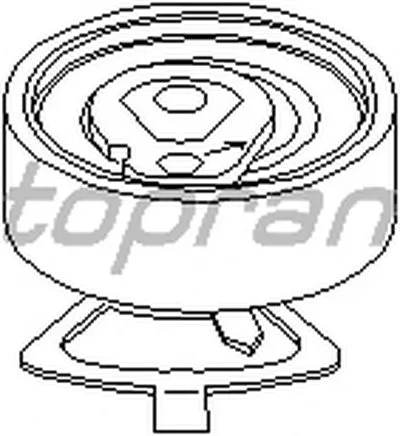 Натяжной ролик, ремень ГРМ TOPRAN купить