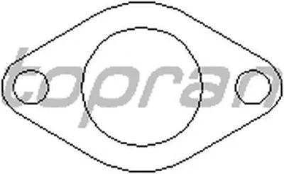 Прокладка, клапан возврата ОГ TOPRAN купить