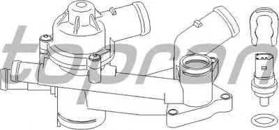 Корпус термостата TOPRAN купить