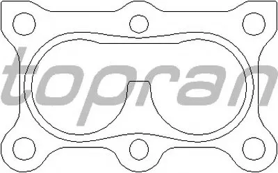 Прокладка, труба выхлопного газа TOPRAN купить