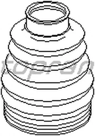 Пыльник, приводной вал TOPRAN купить
