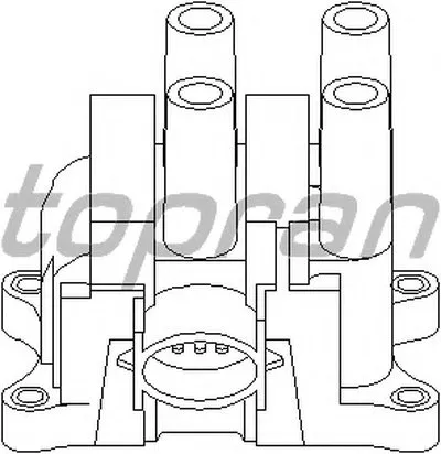 Катушка зажигания TOPRAN купить