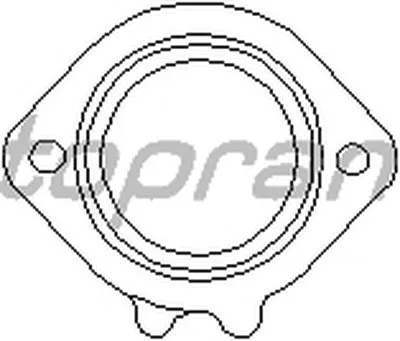 Прокладка, выпускной коллектор TOPRAN купить