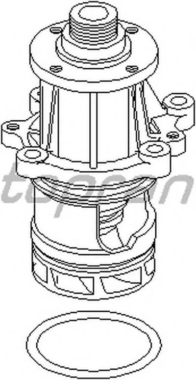 Водяной насос TOPRAN купить