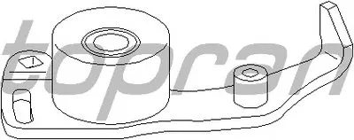Натяжной ролик, ремень ГРМ TOPRAN купить