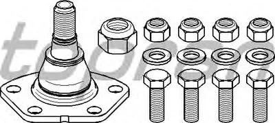 Шаровой шарнир TOPRAN купить