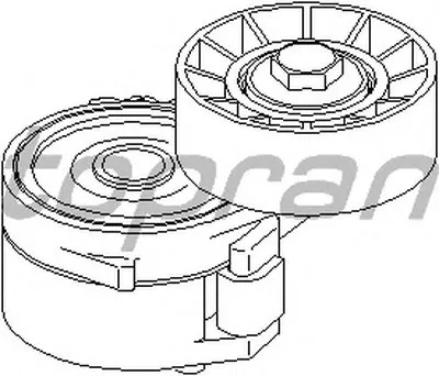 Натяжитель ремня, клиновой зубча TOPRAN купить