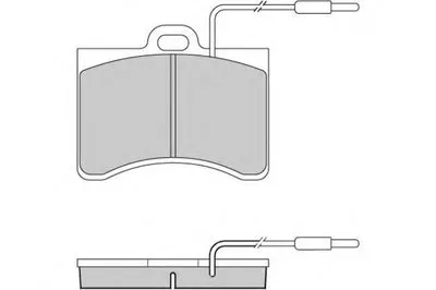 Комплект тормозных колодок, дисковый тормоз E.T.F. купить
