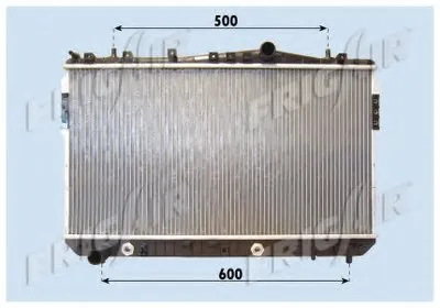 Радиатор, охлаждение двигателя FRIGAIR купить