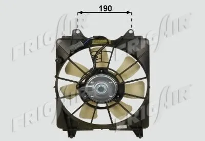 Вентилятор, охлаждение двигателя FRIGAIR купить