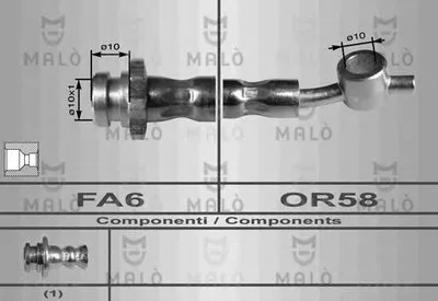 Тормозной шланг MALÒ купить