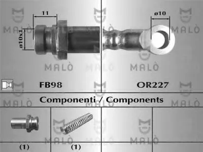 Тормозной шланг MALÒ купить