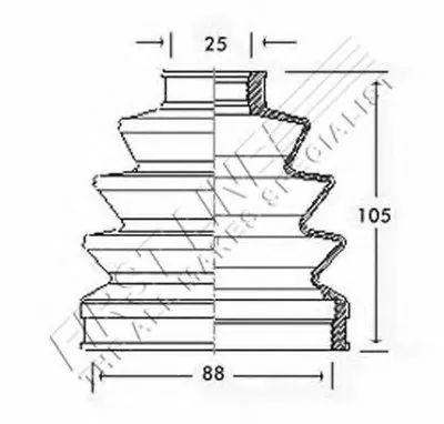 Пыльник, приводной вал FIRST LINE купить