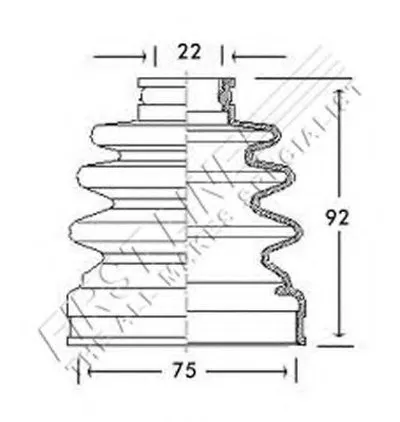 Пыльник, приводной вал FIRST LINE купить