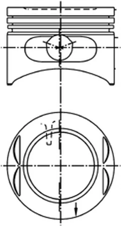 Поршень KOLBENSCHMIDT купить