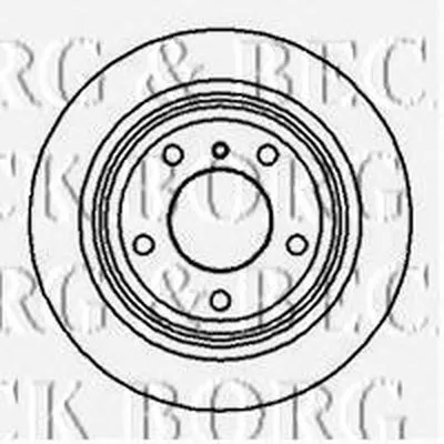 Тормозной диск BORG & BECK купить