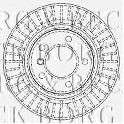 Тормозной диск BORG & BECK купить