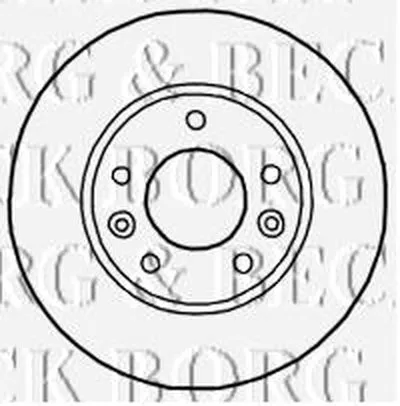 Тормозной диск BORG & BECK купить