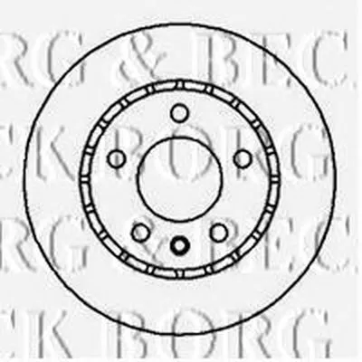 Тормозной диск BORG & BECK купить