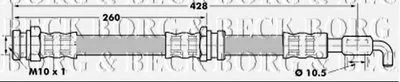 Тормозной шланг BORG & BECK купить