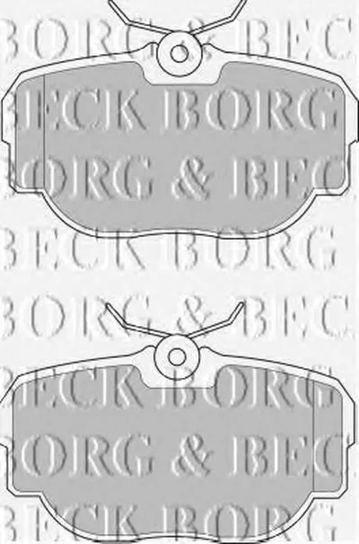 Комплект тормозных колодок, дисковый тормоз BORG & BECK купить