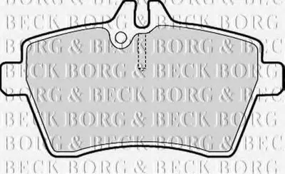 Комплект тормозных колодок, дисковый тормоз BORG & BECK купить