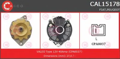 Генератор REMANUFACTURED SERIES CASCO купить