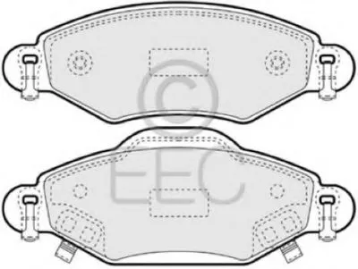 Комплект тормозных колодок, дисковый тормоз EEC купить