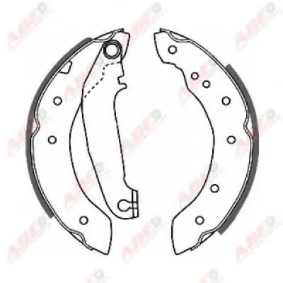 Комплект тормозных колодок ABE купить